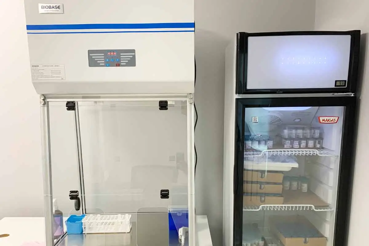 Campana de trabajo en HistoCell